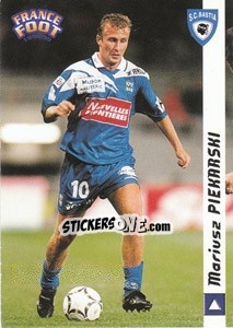 Sticker Mariusz Piekarski - France Foot 1998-1999 - Ds