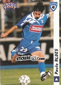 Sticker Paulo Alves - France Foot 1998-1999 - Ds