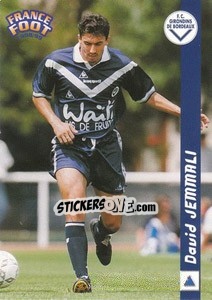 Cromo David Jemmali - France Foot 1998-1999 - Ds