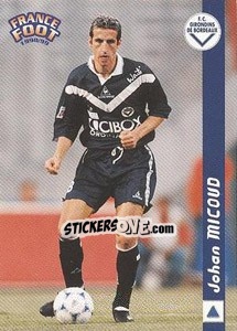 Sticker Johan Micoud - France Foot 1998-1999 n. 38 - Ds
