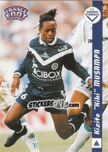 Sticker Kizito ''Kiki'' Musampa - France Foot 1998-1999 n. 40 - Ds