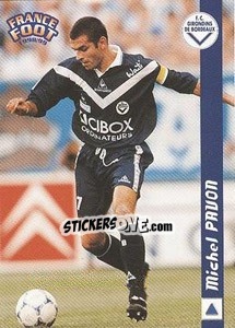 Cromo Michel Pavon - France Foot 1998-1999 - Ds