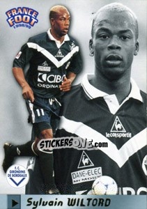 Sticker Sylvain Wiltord - France Foot 1998-1999 - Ds