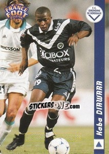 Cromo Kaba Diawara - France Foot 1998-1999 - Ds