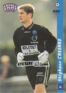 Cromo Stephane Cassard - France Foot 1998-1999 - Ds