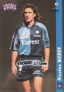 Sticker Nicolas Weber - France Foot 1998-1999 n. 50 - Ds