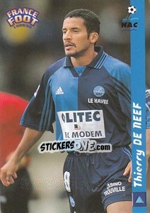 Sticker Thierry De Neef - France Foot 1998-1999 - Ds