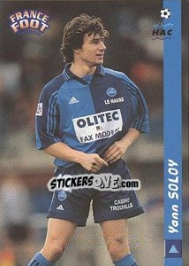Figurina Yann Soloy - France Foot 1998-1999 n. 54 - Ds