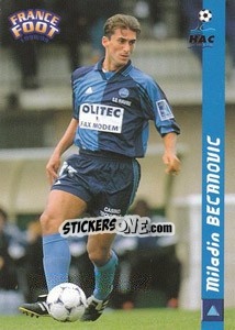 Sticker Miladin Becanovic - France Foot 1998-1999 - Ds