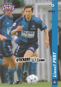 Sticker Lionel Prat - France Foot 1998-1999 - Ds