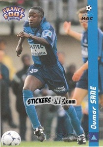 Figurina Oumar Sane - France Foot 1998-1999 n. 60 - Ds