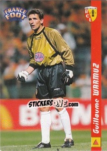 Sticker Guillaume Warmuz - France Foot 1998-1999 n. 61 - Ds