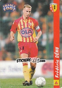 Sticker Frederic Dehu - France Foot 1998-1999 - Ds