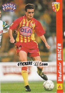 Cromo Vladimir Smicer - France Foot 1998-1999 - Ds