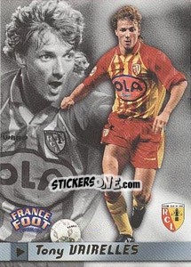 Sticker Tony Vairelles - France Foot 1998-1999 n. 74 - Ds
