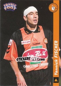 Cromo Yannick Fischer - France Foot 1998-1999 - Ds