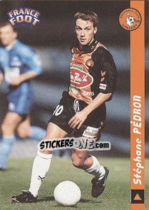 Sticker Stephane Pedron - France Foot 1998-1999 n. 84 - Ds
