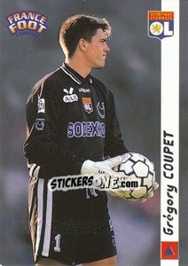 Sticker Gregory Coupet - France Foot 1998-1999 n. 91 - Ds