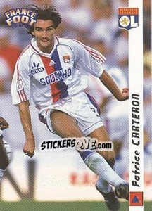 Sticker Patrice Carteron - France Foot 1998-1999 - Ds