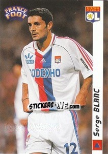 Cromo Serge Blanc - France Foot 1998-1999 - Ds