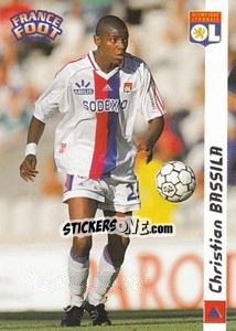 Sticker Christian Bassila - France Foot 1998-1999 - Ds