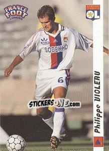 Cromo Philippe Violeau - France Foot 1998-1999 - Ds