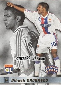 Sticker Vikash Dhorasoo - France Foot 1998-1999 - Ds