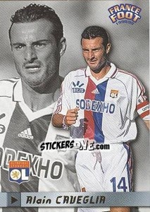Sticker Alain Caveglia - France Foot 1998-1999 - Ds