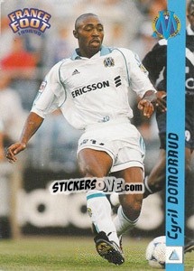 Sticker Cyril Domoraud - France Foot 1998-1999 n. 110 - Ds