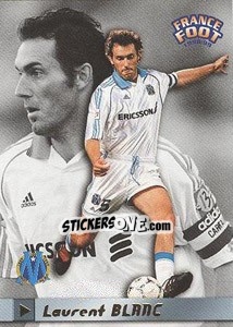 Sticker Laurent Blanc - France Foot 1998-1999 - Ds
