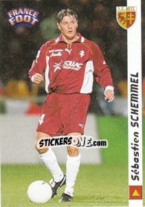 Sticker Sebastien Schemmel - France Foot 1998-1999 n. 123 - Ds