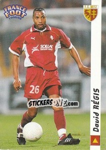 Cromo David Regis - France Foot 1998-1999 - Ds