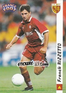 Cromo Franck Rizzetto - France Foot 1998-1999 - Ds