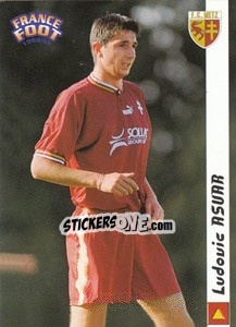 Sticker Ludovic Asuar - France Foot 1998-1999 - Ds