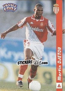 Sticker Martin Djetou - France Foot 1998-1999 n. 139 - Ds