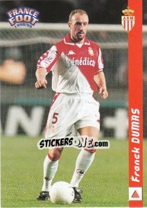 Sticker Franck Dumas - France Foot 1998-1999 - Ds