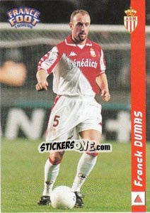 Sticker Franck Dumas - France Foot 1998-1999 n. 141 - Ds