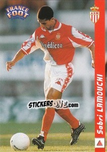 Cromo Sabri Lamouchi - France Foot 1998-1999 - Ds