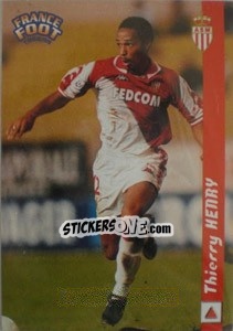 Cromo Thierry Henry - France Foot 1998-1999 - Ds