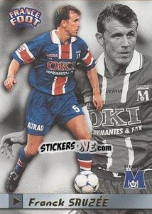 Sticker Franck Sauzee - France Foot 1998-1999 - Ds