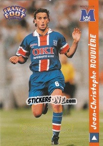 Figurina Jean-Christophe Rouviere - France Foot 1998-1999 n. 159 - Ds