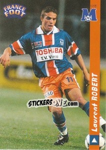 Sticker Laurent Robert - France Foot 1998-1999 n. 164 - Ds