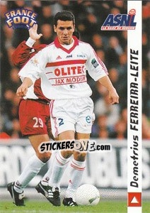 Sticker Demetrius Ferreira - France Foot 1998-1999 - Ds