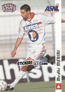 Sticker Mehdi Meniri - France Foot 1998-1999 n. 169 - Ds