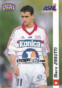 Cromo Marc Zanotti - France Foot 1998-1999 - Ds