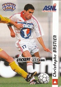 Sticker Christophe Bastien - France Foot 1998-1999 - Ds