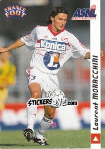 Sticker Laurent Moracchini - France Foot 1998-1999 - Ds