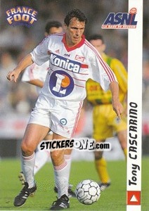 Cromo Tony Cascarino - France Foot 1998-1999 - Ds