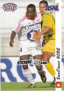 Sticker Soufiane Kone - France Foot 1998-1999 - Ds