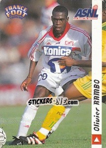 Cromo Olivier Rambo - France Foot 1998-1999 - Ds